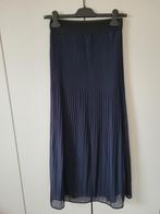 Plissé rok - donkerblauw, Ophalen, Zo goed als nieuw, Blauw, Onder de knie