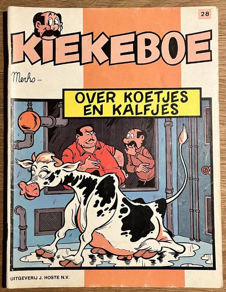 Kiekeboe - Over koetjes en kalfjes - 28 1e dr (1985) Strip, Boeken, Stripverhalen, Gelezen, Eén stripboek