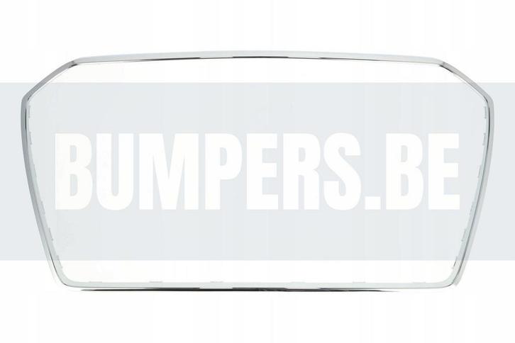 GRILL AUDI A6 C7 2016- FACELIFT CHROME FRAME AROUND THE GRIL, Auto-onderdelen, Overige Auto-onderdelen, Gebruikt, 6 maanden garantie