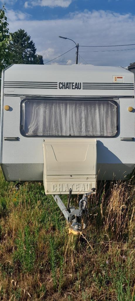 caravan - 750 kg, Caravans en Kamperen, Caravans, Particulier, tot en met 4, 500 - 750 kg, Standaardzit, Chateau, Dwarsbed, Omvormbare zithoek