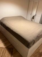 Brimnes bed 160x200 cm incl lattenbodem, Huis en Inrichting, Ophalen, Zo goed als nieuw