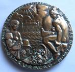 Médaille Curaçao s.e.l. Maduro & Sons 1837 - 1937. (35), Timbres & Monnaies, Pièces & Médailles, Bronze, Envoi