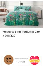 Parure de lit 220/240, Neuf, Housse de couette, Deux personnes, Vert