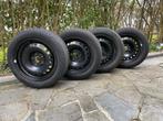 WINTERBANDEN OP VELGEN (4) 205/55R16 91H, Auto-onderdelen, Banden en Velgen, Ophalen, Gebruikt, 16 inch, Band(en)