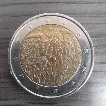 2 Euromunt "30 Jahre Mauerfall" 2019 Duitsland beschikbaar voor biedingen
