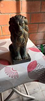 Statue lion 35 cm pierre, Comme neuf, Enlèvement ou Envoi