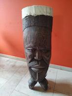 Afrikaanse trom ongeveer 80cm, Antiek en Kunst, Kunst | Beelden en Houtsnijwerken, Ophalen