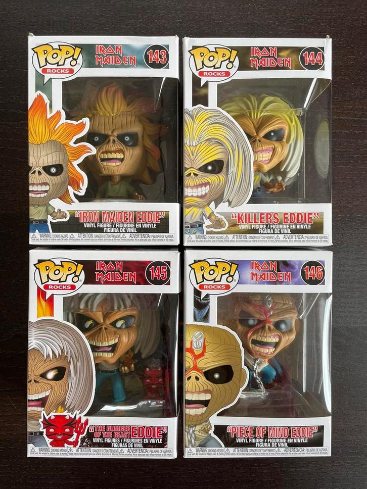 Funko Rocks Iron Maiden set, Verzamelen, Poppetjes en Figuurtjes, Nieuw, Ophalen of Verzenden