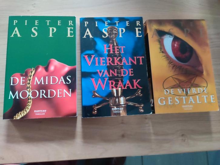 Pieter Aspe - De midasmoorden, Livres, Thrillers, Comme neuf, Enlèvement ou Envoi