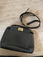 Fendi mini peekaboo handtas, Handtassen en Accessoires, Ophalen of Verzenden, Zwart, Handtas