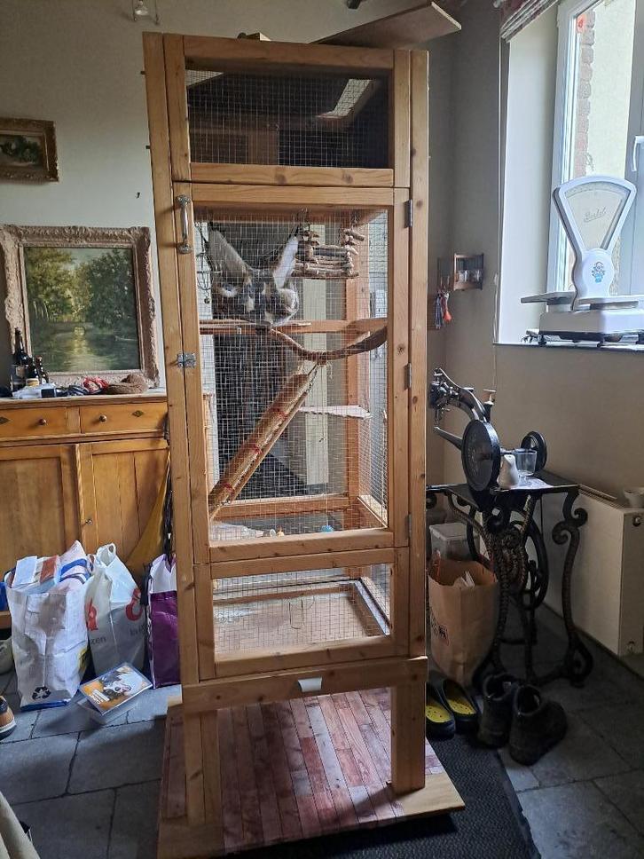 Kooi, Dieren en Toebehoren, Knaagdieren en Konijnen | Hokken en Kooien, Gebruikt, Kooi, 90 cm of meer, Minder dan 75 cm, Ophalen