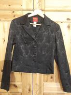 Blazer/jasje met bloemmotief Kenzo Jungle (36), Kleding | Dames, Ophalen, Kenzo jungle, Zwart, Zo goed als nieuw