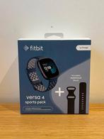 Fitbit Versa 4 Sport Smartwatch Pack + Extra Sport Band, Zwart, Nieuw, Ophalen of Verzenden, Fitbit