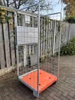 Rolcontainer transport kar, Doe-het-zelf en Bouw, Transportwagens, Ophalen, Zo goed als nieuw, Transportkar