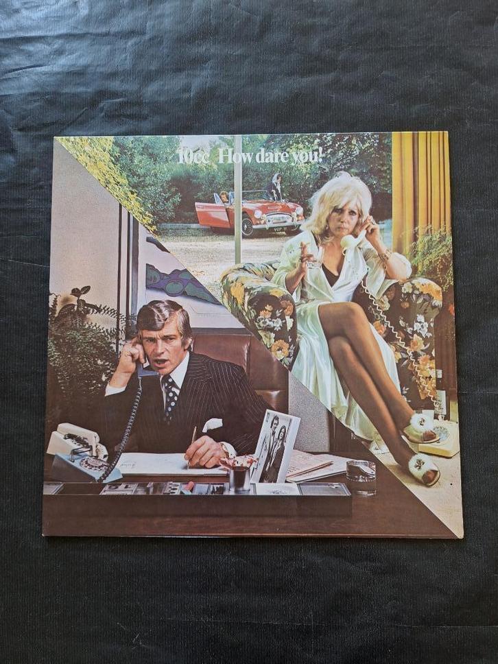 10 CC "How Dare You?" artrock LP (1976) Topstaat!, CD & DVD, Vinyles | Rock, Comme neuf, Progressif, 12 pouces, Envoi