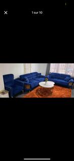 Canapé bleu, Maison & Meubles, Canapés | Salons, Enlèvement, Utilisé