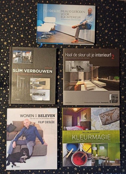 5 Interieur boeken, Livres, Art & Culture | Architecture, Enlèvement ou Envoi