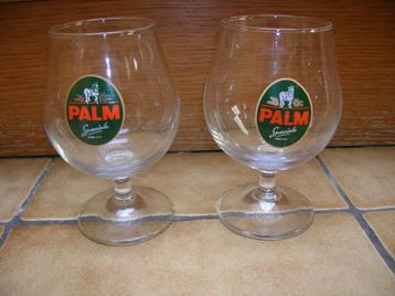 verres à bière Palm : 2 pièces beschikbaar voor biedingen