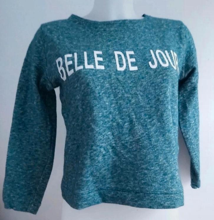 ba&sh sweatshirt „BELLE DE JOUR” Heatherblauw Maat 1, Kleding | Dames, Truien en Vesten, Zo goed als nieuw, Blauw, Ophalen of Verzenden