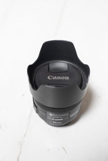 Canon 35mm f/2 IS USM, Enlèvement, Comme neuf, Objectif grand angle