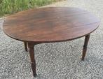 Eiken Eettafel, Ophalen, Gebruikt, 100 tot 150 cm, Eikenhout