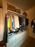 Dressing kast + rek + schap, Huis en Inrichting, Kasten | Kleerkasten, Ophalen, Kunststof, Zo goed als nieuw, 200 cm of meer