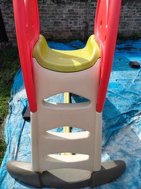 Smoby XL-glijbaan met golven en tuinslangaansluiting., Kinderen en Baby's, Speelgoed | Buiten | Speeltoestellen, Zo goed als nieuw