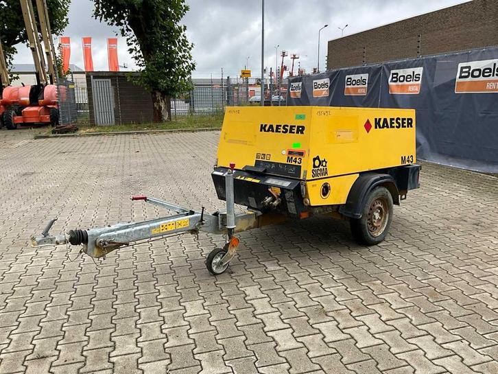 2011 Kaeser M43.1 Luchtcompressor aanhangwagen, Auto diversen, Aanhangers en Bagagewagens, Gebruikt