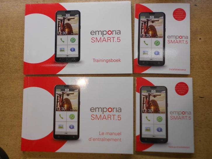 Emporia Smart 5 > Installatie- en trainingsboekje (NL - F), Telecommunicatie, Mobiele telefoons | Toebehoren en Onderdelen, Zo goed als nieuw