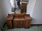 Vintage slaapkamermeubel - kast met spiegel, Ophalen, Gebruikt, 100 tot 150 cm, 150 tot 200 cm