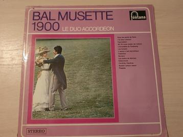 disque vinyl 33 tours bal musette 1900 le duo accordeon beschikbaar voor biedingen