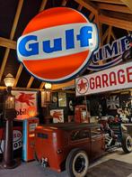 Gulf Double Sided Light Up Gulf USA, Verzamelen, Merken en Reclamevoorwerpen