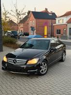 Mercedes Benz C180 CDI, Auto's, Automaat, Achterwielaandrijving, Zwart, Leder en Stof