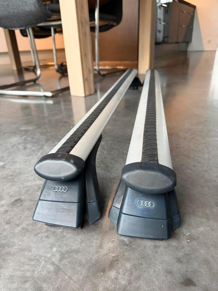 Audi originele dakdragers – A6 Avant (4G) – compleet, Auto diversen, Dakdragers, Gebruikt, Ophalen