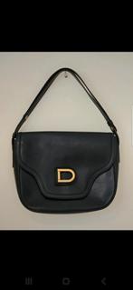 Vintage Delvaux, Handtassen en Accessoires, Tassen | Damestassen, Ophalen of Verzenden, Gebruikt, Blauw, Handtas