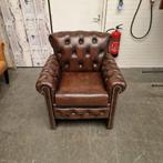 Scott Classic Chesterfield Eetkamerstoel – Antiek Bruin, Lee, Ophalen