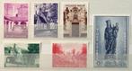 Nrs. 946-951. 1954. MH*. Begijnhof Brugge. OBP: 92,50 euro., Postzegels en Munten, Postzegels | Europa | België, Orginele gom