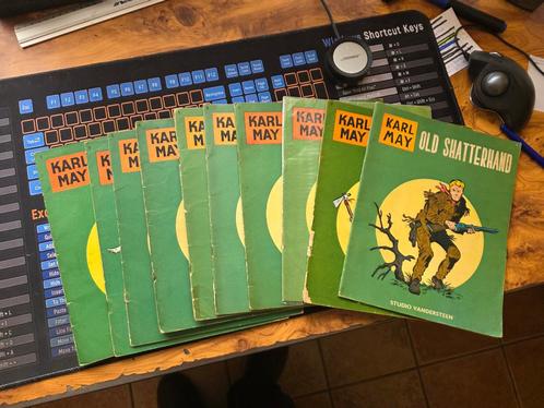 karl may groene serie, Boeken, Stripverhalen, Gelezen, Meerdere stripboeken, Ophalen of Verzenden