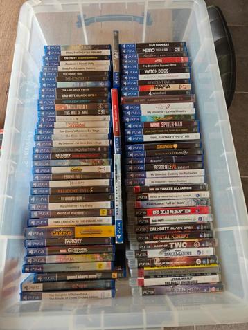 Verschillende Playstation games beschikbaar voor biedingen