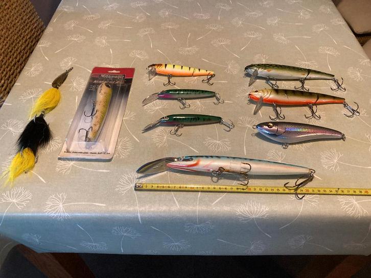 Groot Kunstaas, Watersport en Boten, Hengelsport | Roofvissen, Zo goed als nieuw, Complete set, Ophalen of Verzenden