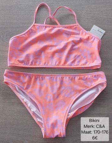2 delige bikini meisje: C&A maat 170 - 176 (NIEUW + LABEL) beschikbaar voor biedingen