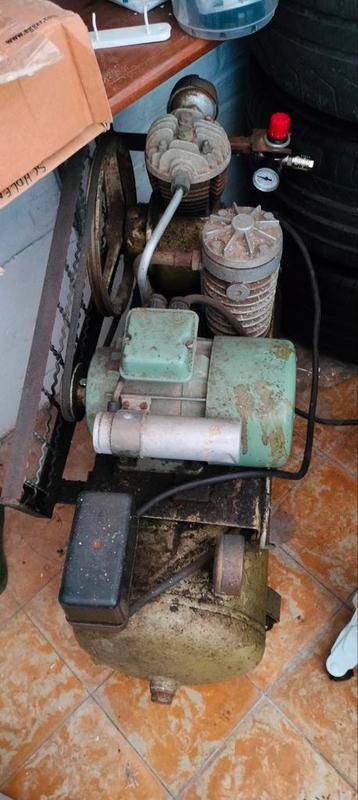 oude maar erg stille compressor,, Enlèvement, Utilisé