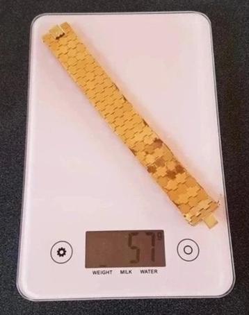 Bracelet or 57 gr FOMP 462 V 750 (18K) disponible aux enchères
