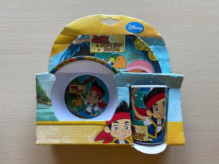 Eetset Disney - Jake en de Nooitgedachtland piraten, Kinderen en Baby's, Overige Kinderen en Baby's, Nieuw, Ophalen of Verzenden