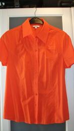 Oranje dameshemd, E5 mode, maat 42, Kleding | Dames, Blouses en Tunieken, Oranje, Gedragen, Maat 42/44 (L), Ophalen of Verzenden