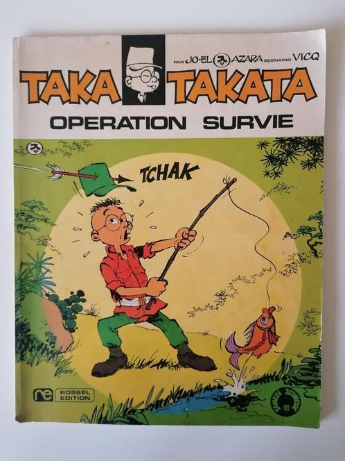 Taka Takata - Opération survie - DL1974 EO, Boeken, Stripverhalen, Gelezen, Eén stripboek, Ophalen of Verzenden