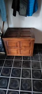 Houten dekenkist, Ophalen, Gebruikt