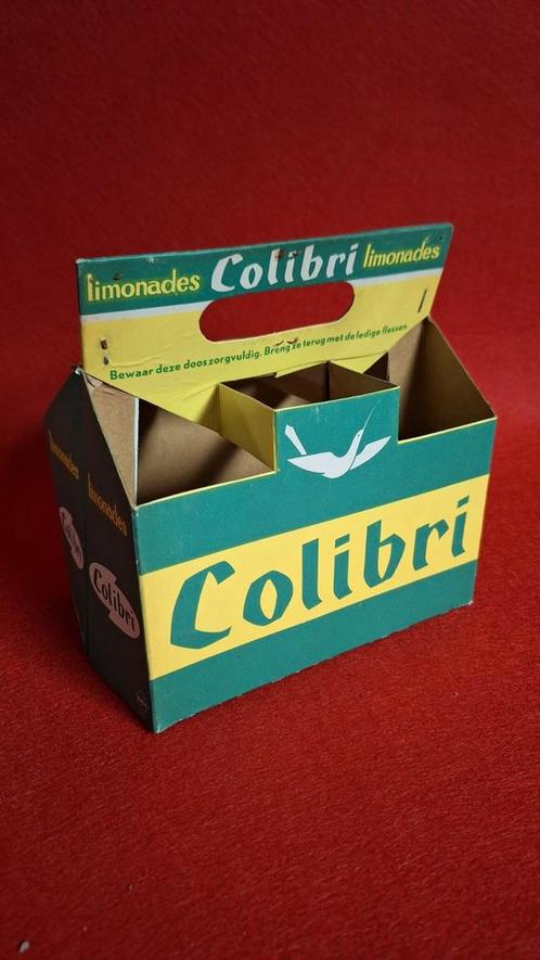 Vintage verpakking 6-pack Colibri limonade Cristal Alken, Verzamelen, Merken en Reclamevoorwerpen, Gebruikt, Verpakking, Ophalen of Verzenden