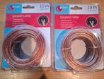 2x 10m Sologic speakerkabel 0,75mm2 nieuw in verpakking, Ophalen of Verzenden, Nieuw