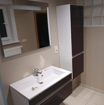 Meubles de salle de bain bordeau ALLIBERT, Enlèvement, Utilisé, 50 à 100 cm